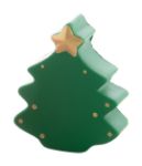 antistress bal kaledu in de vorm van een kerstboom