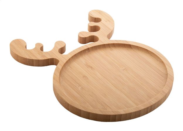 kerst snackbord valipala van bamboe vorm rendier