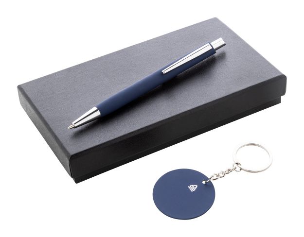 pen en sleutelhanger set miroset in papieren doos