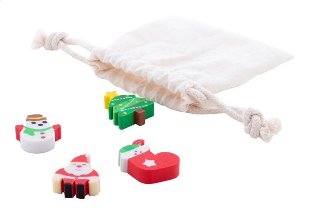 4 delige kerst gumset sommaroy in katoenen etui