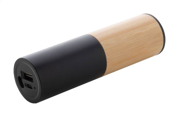 usb ral en bamboe powerbank tube 2600 mah