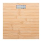 oplaadbare digitale badkamerweegschaal bamboe