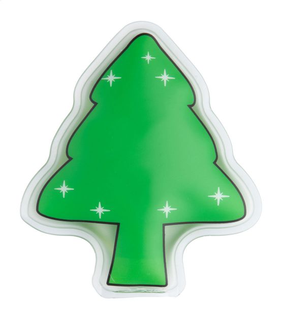 herbruikbaar heat pack treby vorm van kerstboom