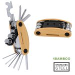 multitool rvs en bamboe koron