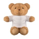 pluche teddybeer 23 cm met sublimatieprint t-shirt