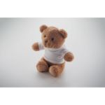 pluche teddybeer 23 cm met sublimatieprint t-shirt