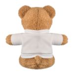 pluche teddybeer 23 cm met sublimatieprint t-shirt