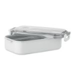 pp lunchbox met binnenlaag recycled rvs 650 ml