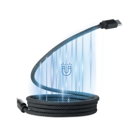 gevlochten magnetische kabel 1 meter nooit knopen