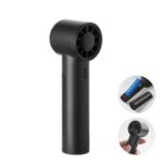 mini speed handventilator met 5 snelheidsstanden - zwart