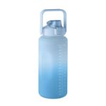 motiverende rpet waterfles 2000 ml flipflop deksel - koningsblauw