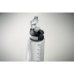 motiverende rpet sportdrinkfles met rietje 700 ml