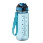 motiverende rpet sportdrinkfles met rietje 700 ml - 