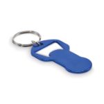 recycled alu sleutelhanger flesopener met token
