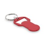 recycled alu sleutelhanger flesopener met token