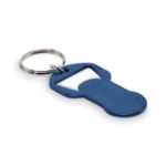 recycled alu sleutelhanger flesopener met token
