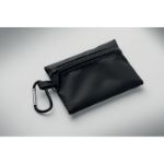 compacte ehbo-set in rpet-etui met karabijnhaak