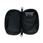 rpet sleuteletui met 5 sleutelhouders