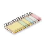 pp memoblok met sticky notes en 5 paginamarkers