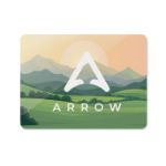 rechthoekige magneet met pvc-laminering 5 x 7,5 cm