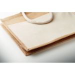 jute boodschappentas 280 g/m2 met koordhandvatten