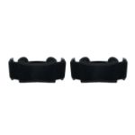 set van 2 sport-kniebandages zacht en flexibel