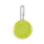 ronde reflecterende hanger diameter 5 cm