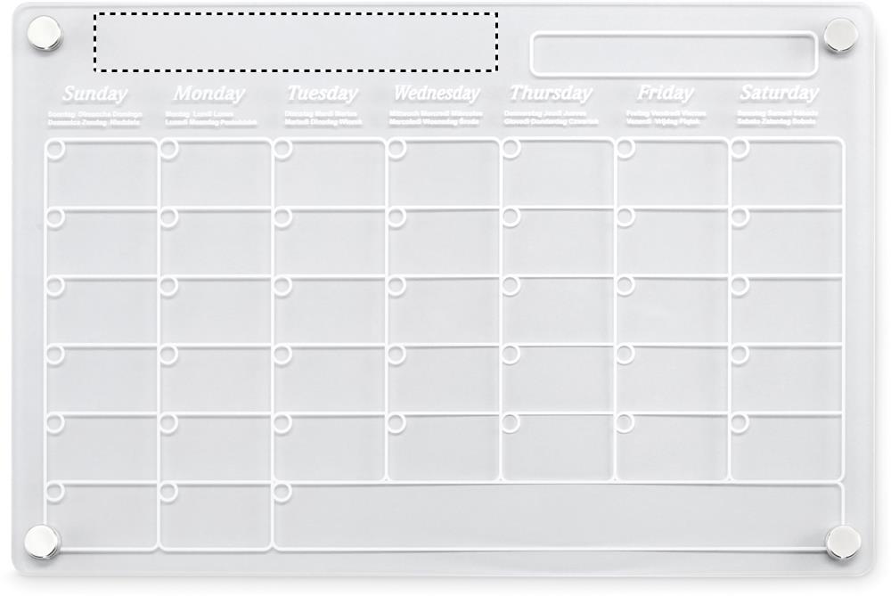 digitale druk (20 x 140 mm)
