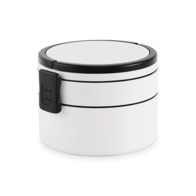 twee-laagse lunchbox 950 ml met zijclipsluiting