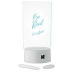 verlicht led memobord met kleurveranderend licht