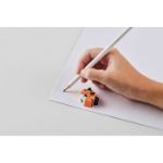 houten potlood met gum in de vorm van een dier