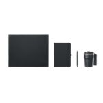 3-delige geschenkset in doos boek, pen en beker