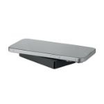 powerbank 10.000 mah recycled aluminium met lampje - zwart