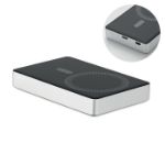 powerbank 10.000 mah recycled aluminium met lampje - zilver