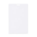 badge 120 x 80 mm ideaal aan lanyard