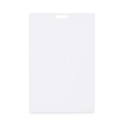 badge 120 x 80 mm ideaal aan lanyard