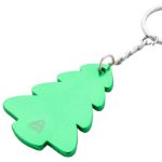 kerstsleutelhanger aluminium kerstboom vorm