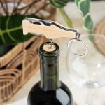 flesvormig multitool sleutelhanger in rvs bamboe