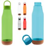 rpet fles natuurlijke kurkbasis en deksel 720 ml