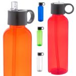 rpet bidon fitba 500 ml fliptop deksel en rietje