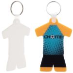 sleutelhanger in de vorm van een sporttenu. custom