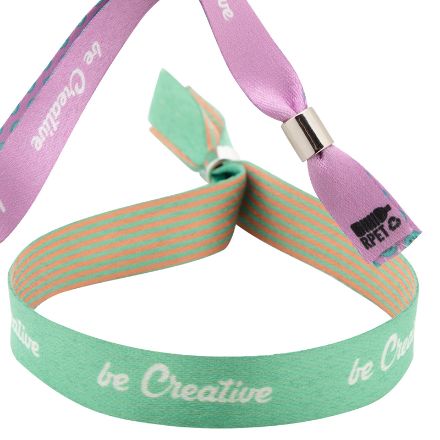 custom made rpet festival armband subowrist alloy