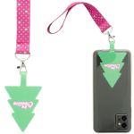 custom made rpet mobiel polsband xmas met haak