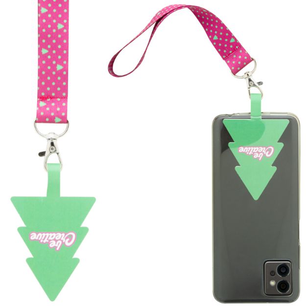 custom made rpet mobiel polsband xmas met haak