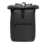 portland pu-rugzak met rolltop 16 inch laptopvak