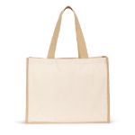 helsinque canvas tas 320 g/m2 met jute afwerking