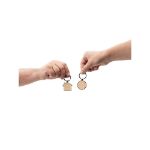 gaston house sleutelhanger huisvorm bamboe