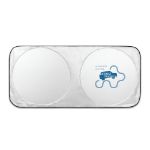 polyester autozonnescherm met ronde delen 65 cm