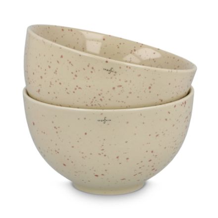 sagaform ditte keramische kommenset 12 cm