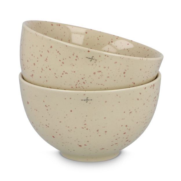 sagaform ditte keramische kommenset 12 cm